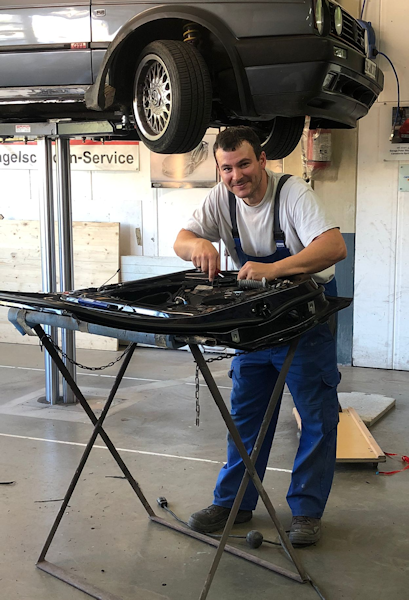 Marco Küng, Autolackierer